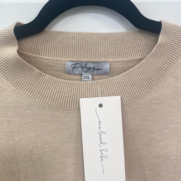 NWT Champagne Harper Sweater Item#20 - Picture 5 of 6